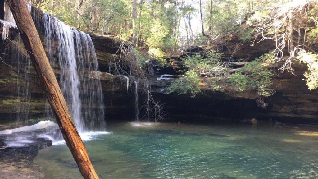 day trips from birmingham alabama- Caney Creek Falls 