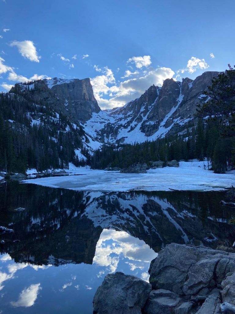Hike in Rocky Mountain National Park- Dream Lake
